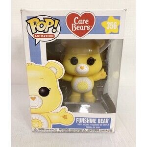 NEW Funko Pop! Animation CARE BEARS FUNSHINE BEAR #356 Vinyl Figure Figurine